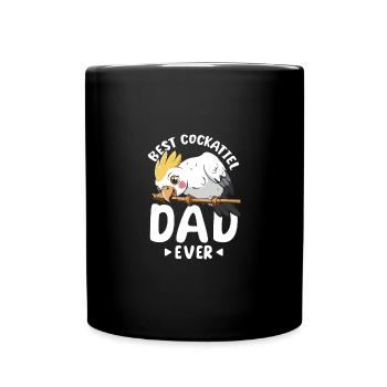 Meilleur papa calopsitte de tous les temps - Mug uni - noir - Devant