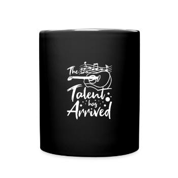 Guitarist the talent has arrived - Tasse einfarbig - Schwarz - Vorne