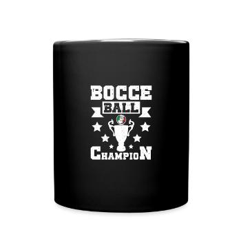 Champion de pétanque - Mug uni - noir - Devant