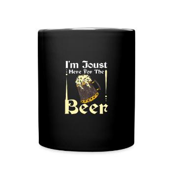 Je suis en train de me battre ici pour la bière - Mug uni - noir - Devant