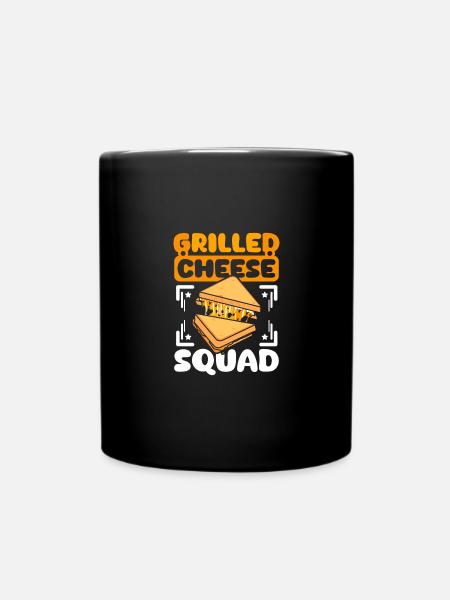 Grilled cheese squad - Tasse einfarbig - Schwarz