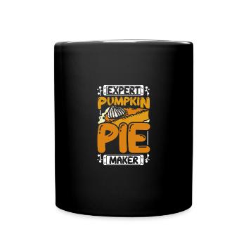Expert pumpkin pie maker - Tasse einfarbig - Schwarz - Vorne