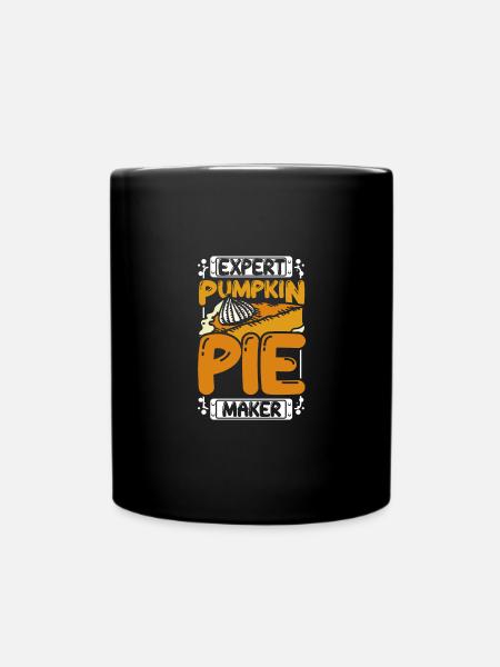 Expert pumpkin pie maker - Tasse einfarbig - Schwarz