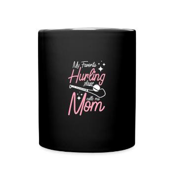 Mon joueur de hurling préféré m’appelle maman - Mug uni - noir - Devant
