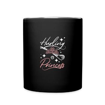 Fille Hurling Princesse - Mug uni - noir - Devant