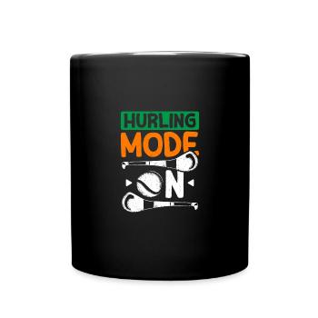 Hurling Mode On - Full Colour Mug - black - Front