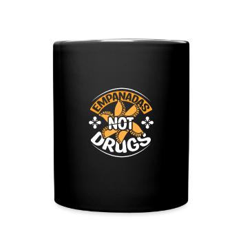Empanadas not drugs - Full Colour Mug - black - Front