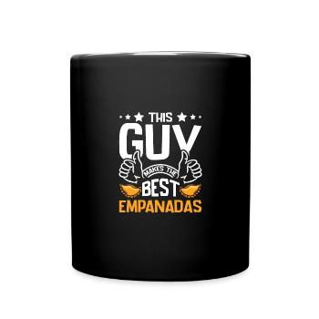 This guy makes the best Empanadas - Full Colour Mug - black - Front