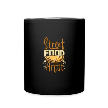 Street food artist Empanadas maker - Full Colour Mug - black - Front
