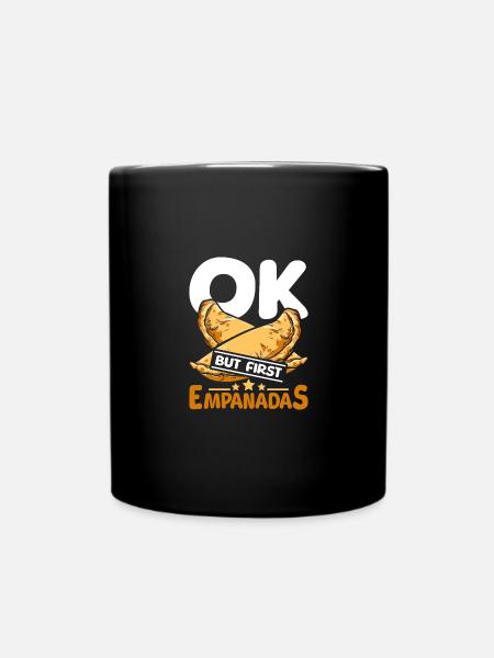 D’accord, mais d’abord les empanadas - Mug uni - noir