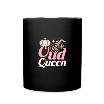 Oud Queen - Tasse einfarbig - Schwarz - Vorne