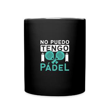 No puedo tengo padel - Mug uni - noir - Devant