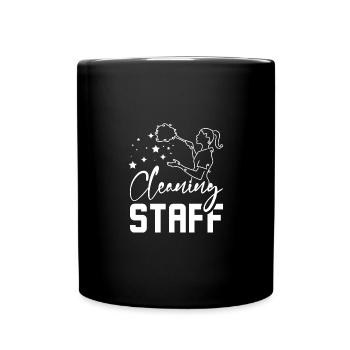 Housekeeping cleaning staff - Full Colour Mug - black - Front