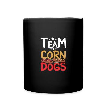 Team Corn Dogs - Full Colour Mug - black - Front