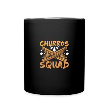 L’équipe des Churros - Mug uni - noir - Devant