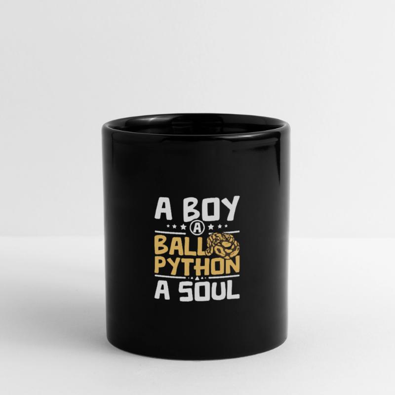 Un garçon, un python royal, une âme Mug uni