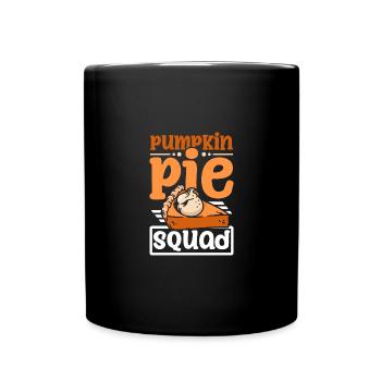 Pumpkin pie squad - Tasse einfarbig - Schwarz - Vorne
