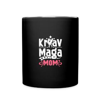 Fête des mères Mama Krav maga maman - Mug uni - noir - Devant