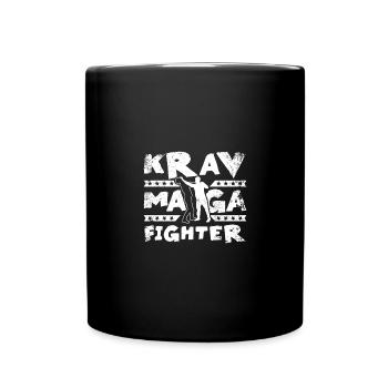 Combattant de Krav maga - Mug uni - noir - Devant