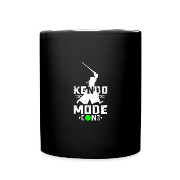 Mode Kendo activé - Mug uni - noir - Devant
