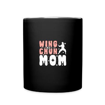 Fête des mères Wing chun Mama Mom - Mug uni - noir - Devant
