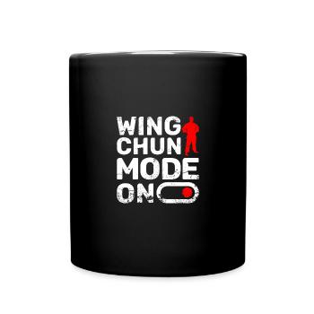 Mode Wing chun activé - Mug uni - noir - Devant
