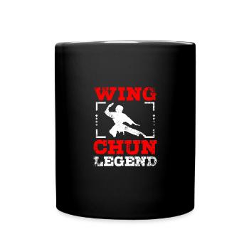 Légende du Wing chun - Mug uni - noir - Devant