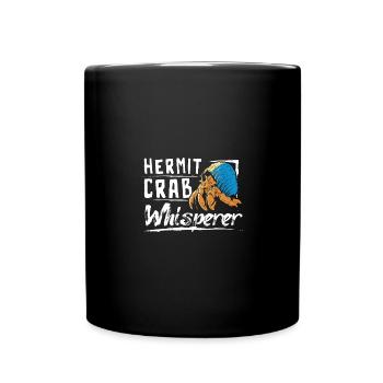 hermit crab whisperer - Tasse einfarbig - Schwarz - Vorne