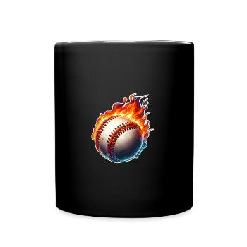 Base-ball - Mug uni - noir - Devant