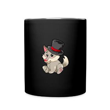 Magician Wolf - Full Colour Mug - black - Front