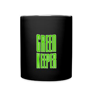 Green keeper - Tasse einfarbig - Schwarz - Vorne