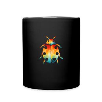 ladybug - Full Colour Mug - black - Front