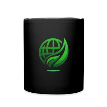 Énergie verte - Durabilité et protection de l’environnement - Mug uni - noir - Devant