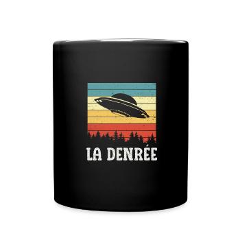 la denrée - Mug uni - noir - Devant