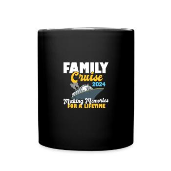 Croisière en famille 2024 Croisière Voyage Matching - Mug uni - noir - Devant