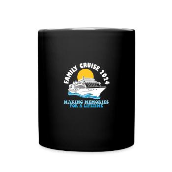 Croisière en famille 2024 Voyage Cruising Tour Matching - Mug uni - noir - Devant