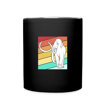 Mammouth - Mug uni - noir - Devant