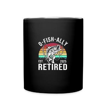 Retirement 2025 Pensioner Pension Pensioner - Full Colour Mug - black - Front