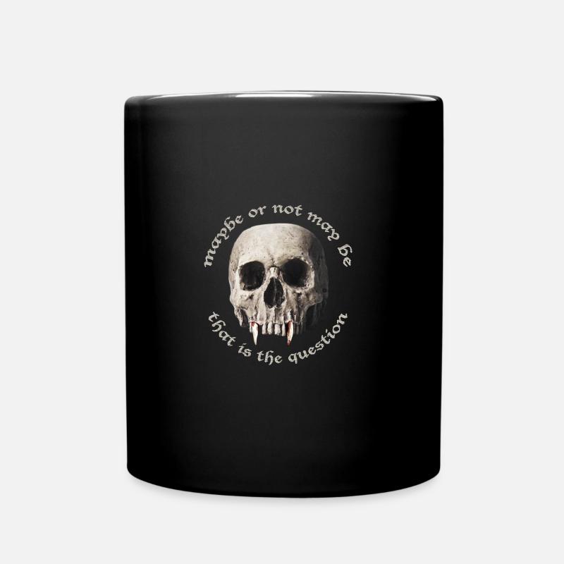Vampire Skull - Vampire Skull - Full Colour Mug - black