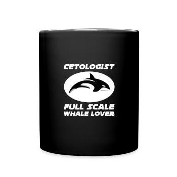 Wal Meer Geschenk Ozean Geschenk - Tasse einfarbig - Schwarz - Vorne