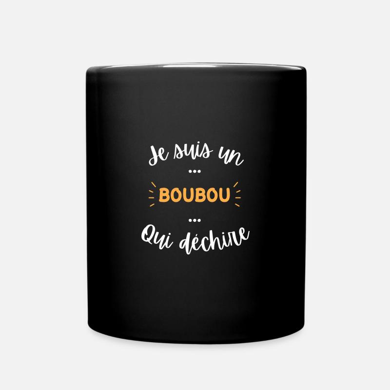 je suis un boubou qui déchire - Mug uni - noir