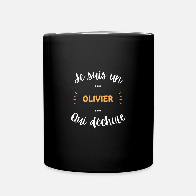 je suis un olivier qui déchire - Mug uni - noir