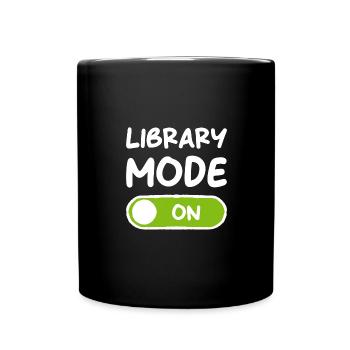 Book Books Funny Saying Gift Read Reader - Full Colour Mug - black - Front