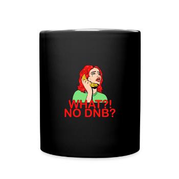Retro Drum & Bass Music Liquid Jungle EDM - Tasse einfarbig - Schwarz - Vorne