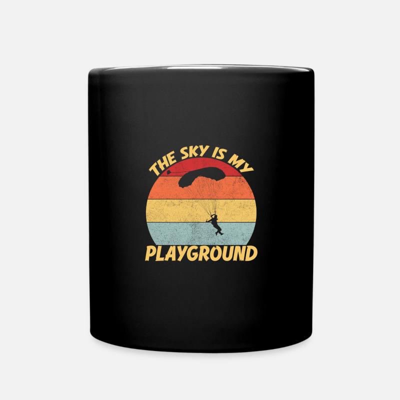 Parachutisme parachutiste - Mug uni - noir