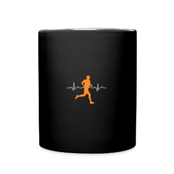 Runner - Full Colour Mug - black - Front
