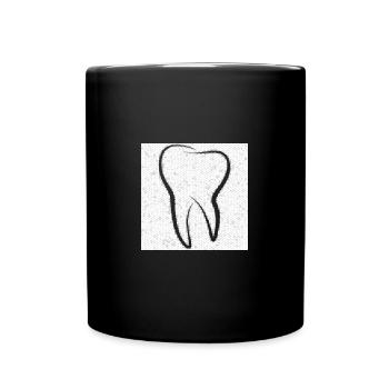 Tooth | Dentist | Dentist | Dental assistant - Full Colour Mug - black - Front