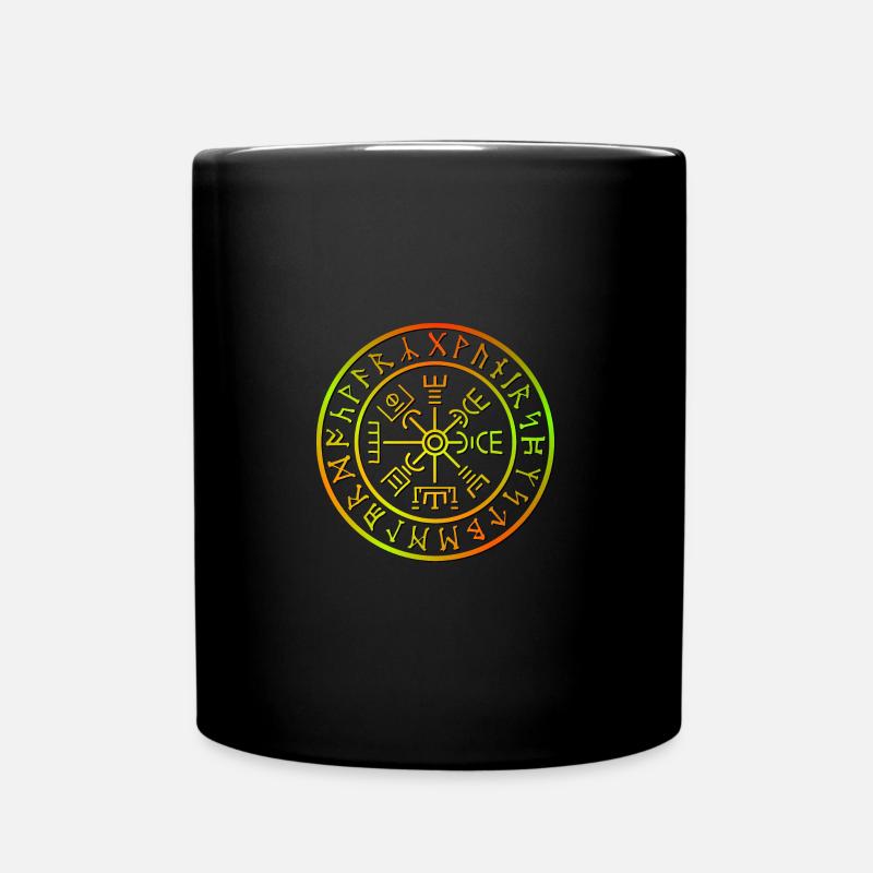 Vegvisir Coloré - Mug uni - noir