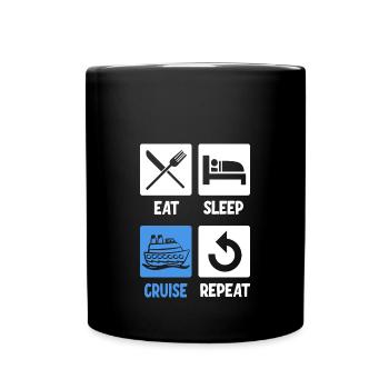 Family Cruise - Full Colour Mug - black - Front