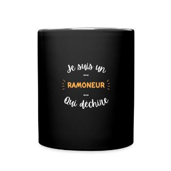 je suis un ramoneur qui déchire - Mug uni - noir - Devant